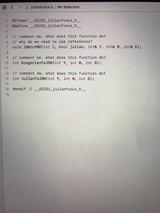 we need are described in sections 4.1, 4.2, and 4.5. The function