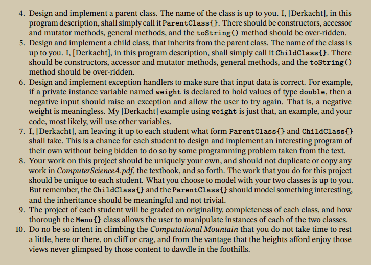 output please thank you so much 1. The program should have a