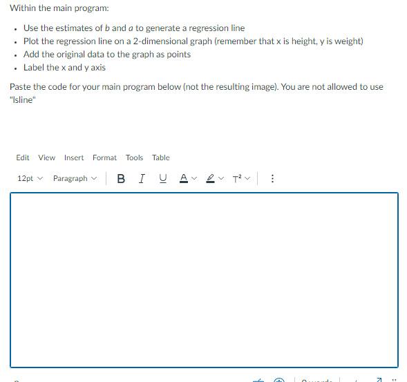 function [a b r]=LinearRegression(x,y) %Function which takes x and y & computes