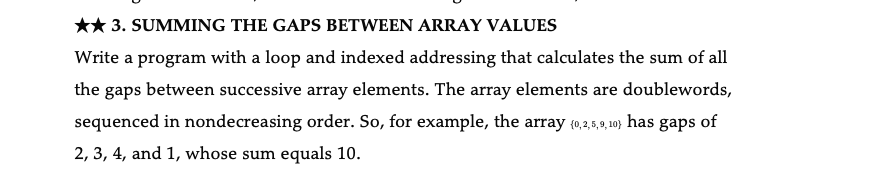 Create a program in C++ language for the following: ** 3. SUMMING