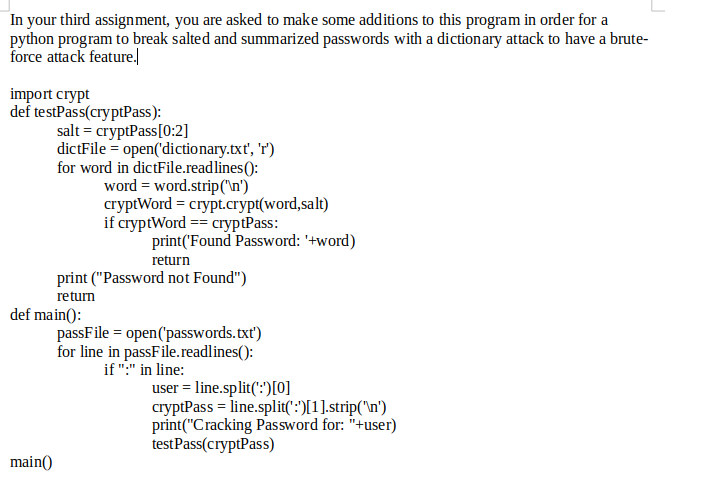Hello I have a python programming homework could you help me? In