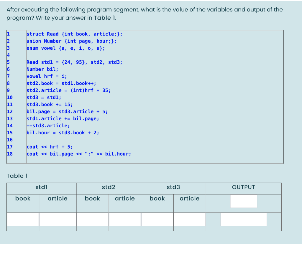 PLEASE HURRY!!! After executing the following program segment, what is the value