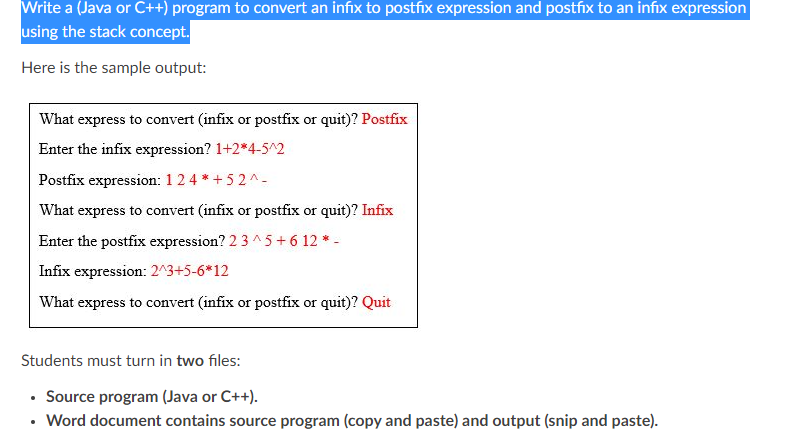  I need a program qritten in C++, with a source program