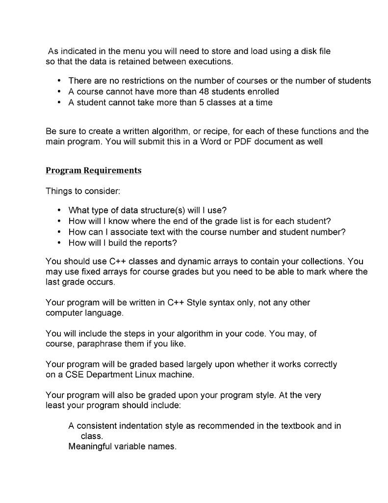 build a simple Grade Book using classes For the purposes of this