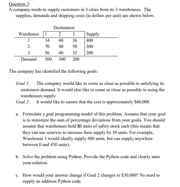  It is a python question. Please provide detailed python codes. Question