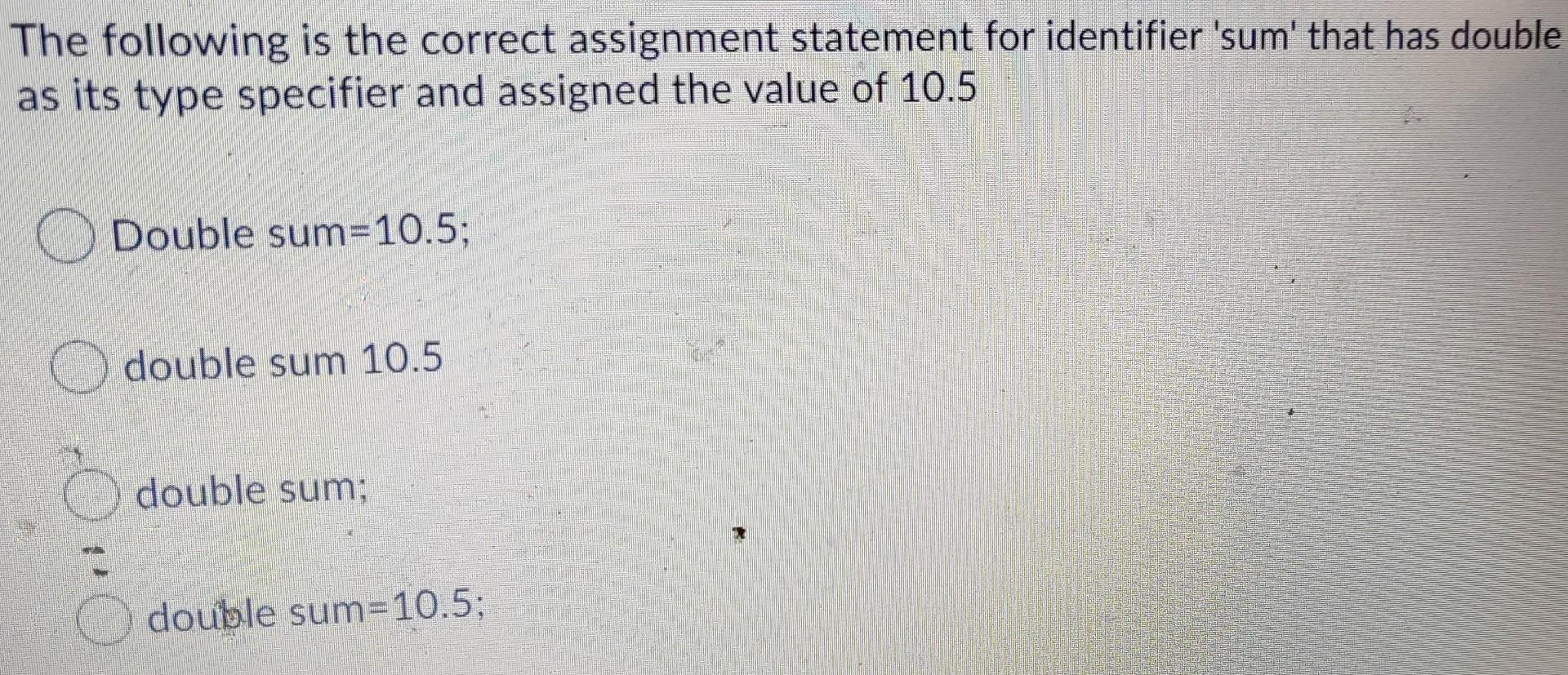 the operating system, we use a return 0; O pair of brackets