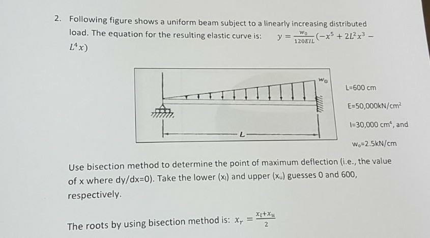  write the matlab code? 2. Fol llowing figure shows a uniform