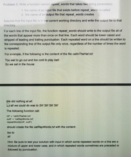 solutions to Problems 1-3 below as a py file via Moode Read