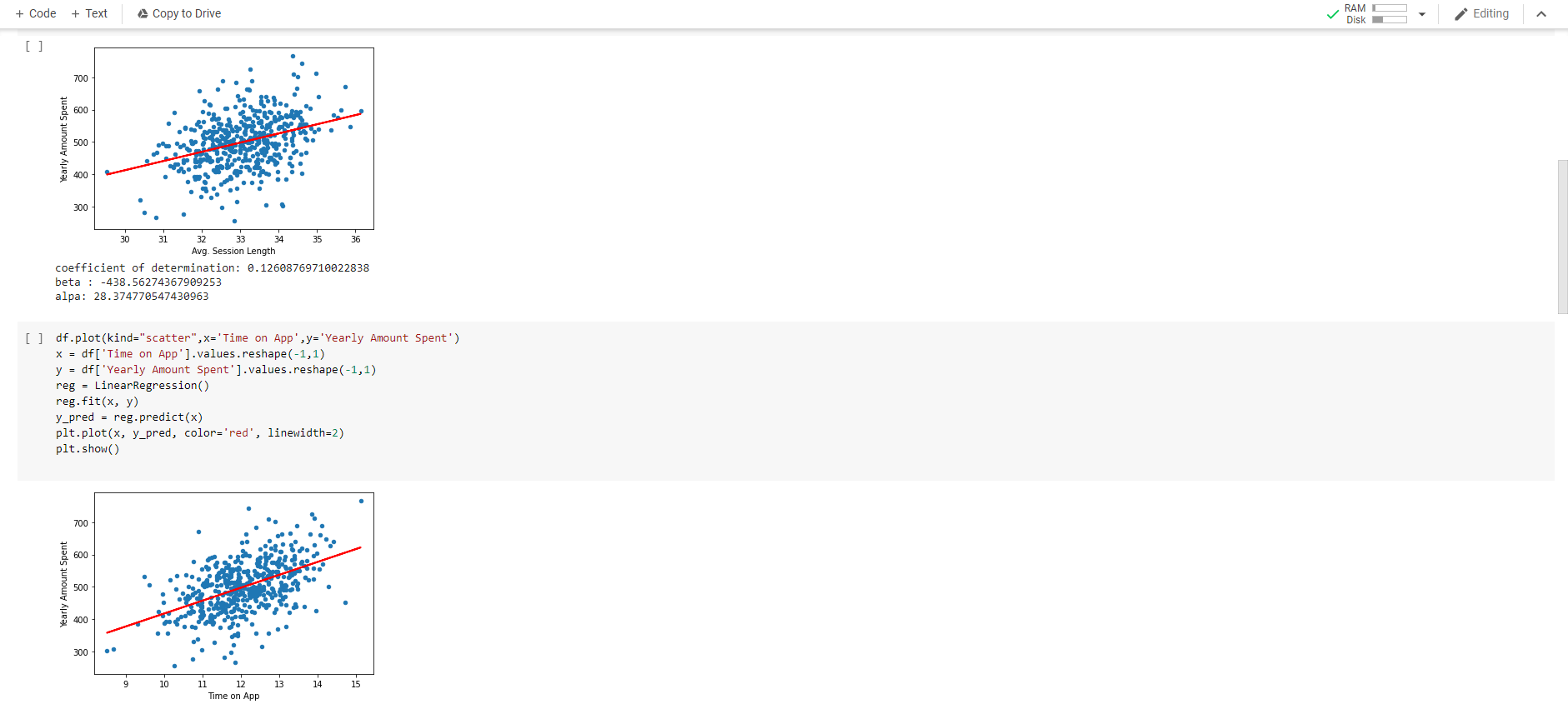 Text Copy to Drive RAM L Disk Editing A [] from google.colab
