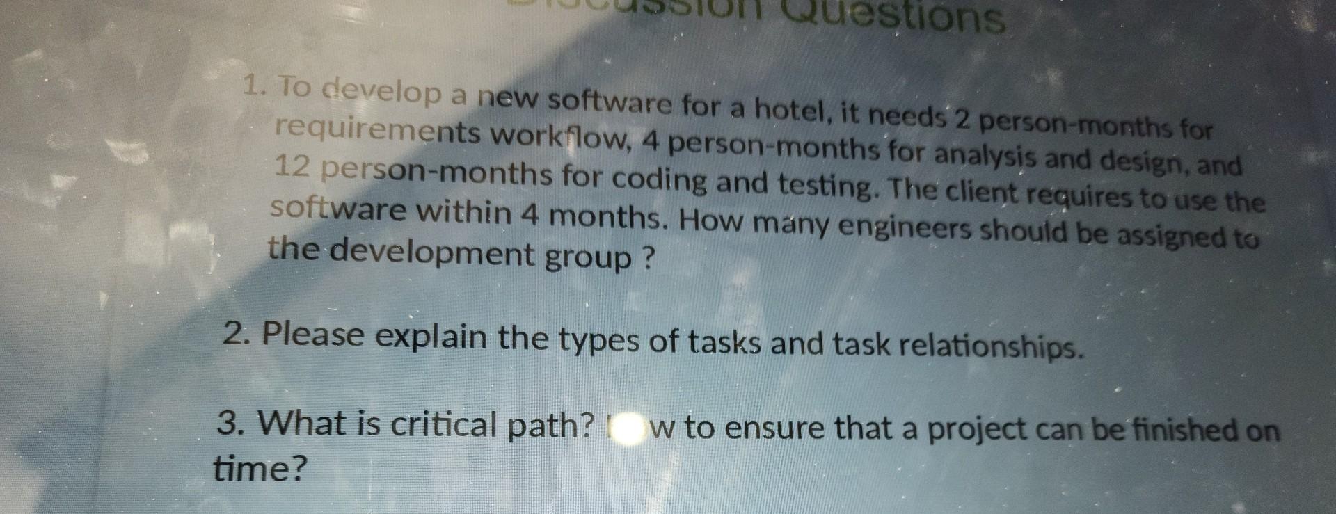  introduction to software engineering 1. To develop a new software for