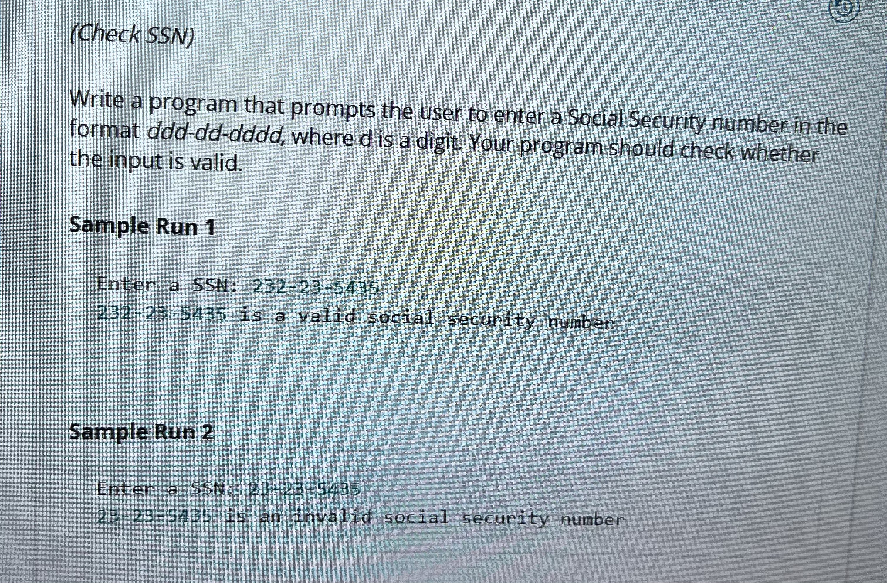  c++Write a program that prompts the user to enter a Social