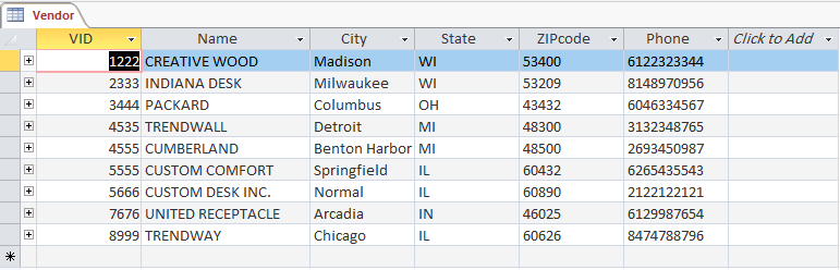 do these in one query using SQL 4 List vendor name and