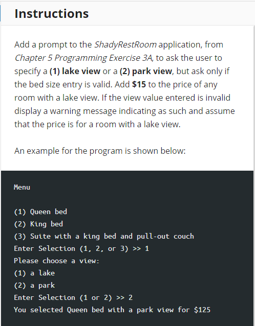 Having trouble adding the "$15" and the invalid input. It's just not