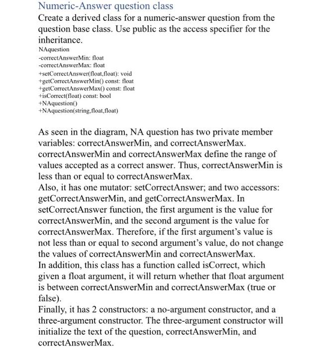 PART OF THIS QUESTION. ANSWER USING C++ & INCLUDE OUTPUT PLEASE. Question