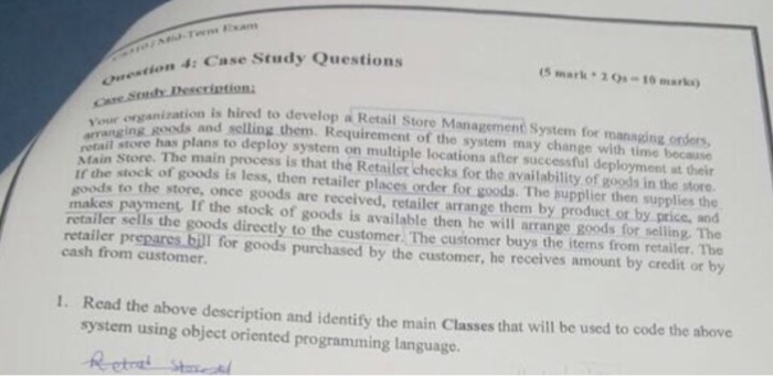  ion : Case Study Questions 5 mark 29s-10 mark ues cae.st