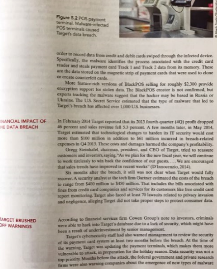 management not treat cyberthreats as a top priority? 7. Research recent news