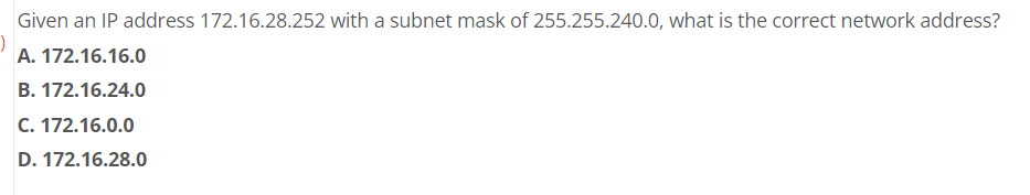  I know the answer A is correct, but why? why is