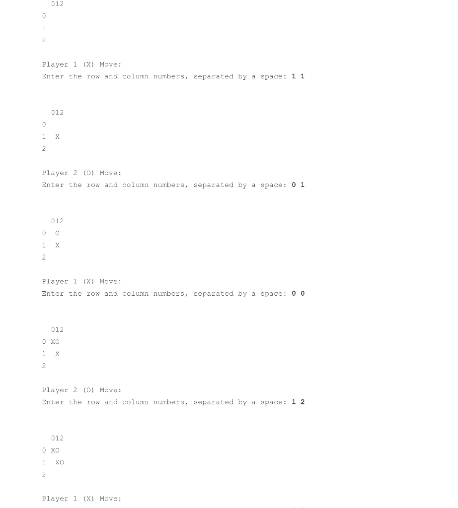 boolean makeMark(int row, int col) { // INSERT YOUR CODE HERE return