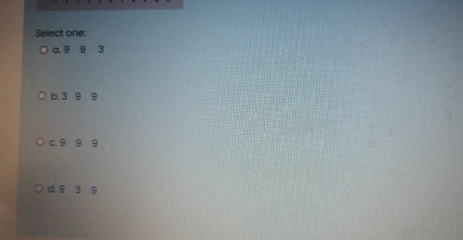 Write the two missing numbers in the two dotted lines from top