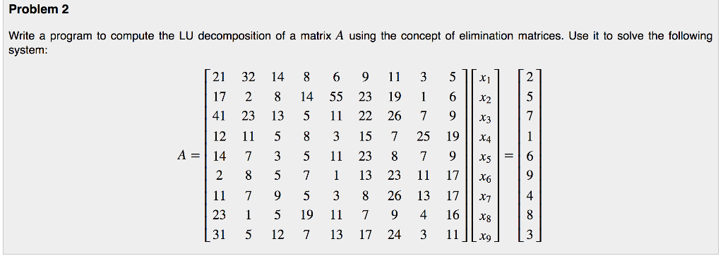 Please help me with the python code. Problem 2 Write a program