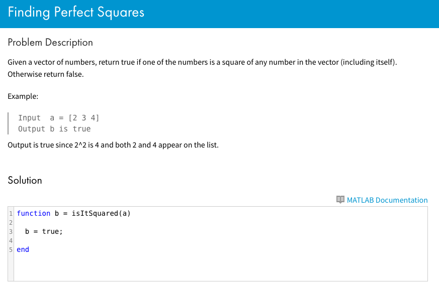 IT HAS TO BE DONE WITH MATLAB MATLAB Given a vector of