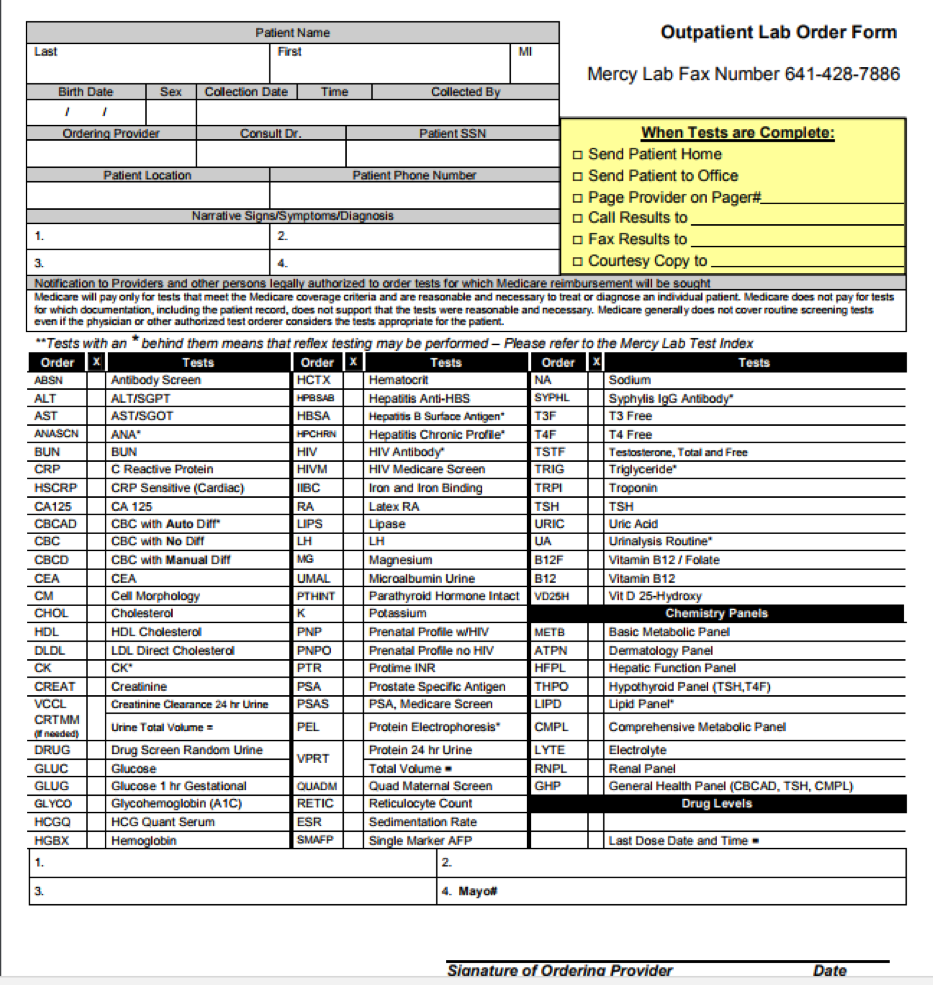 in the office to collect patient information. The physician also explained the