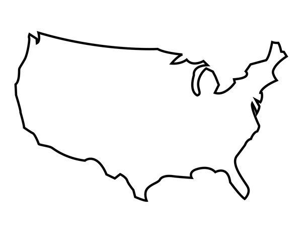 image of the United States to the one with only a border