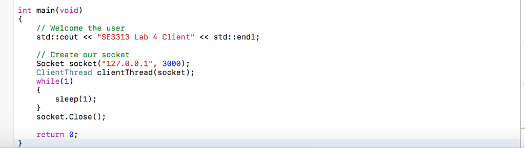 at the same time. Each one should successfully connect to a socket