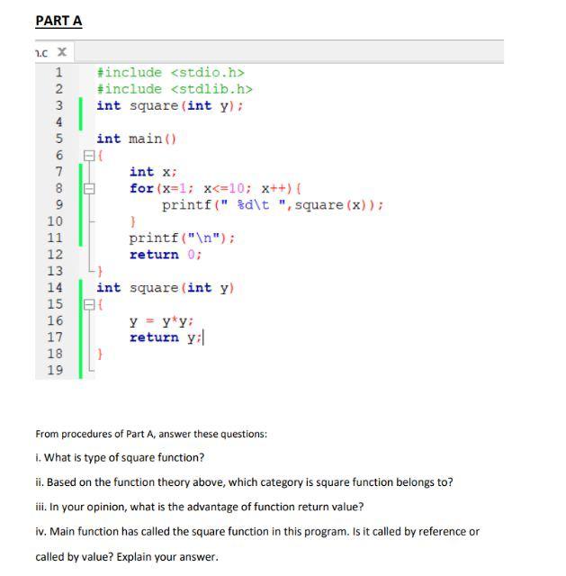 I need the answer as soon as possible PARTA #include #include int