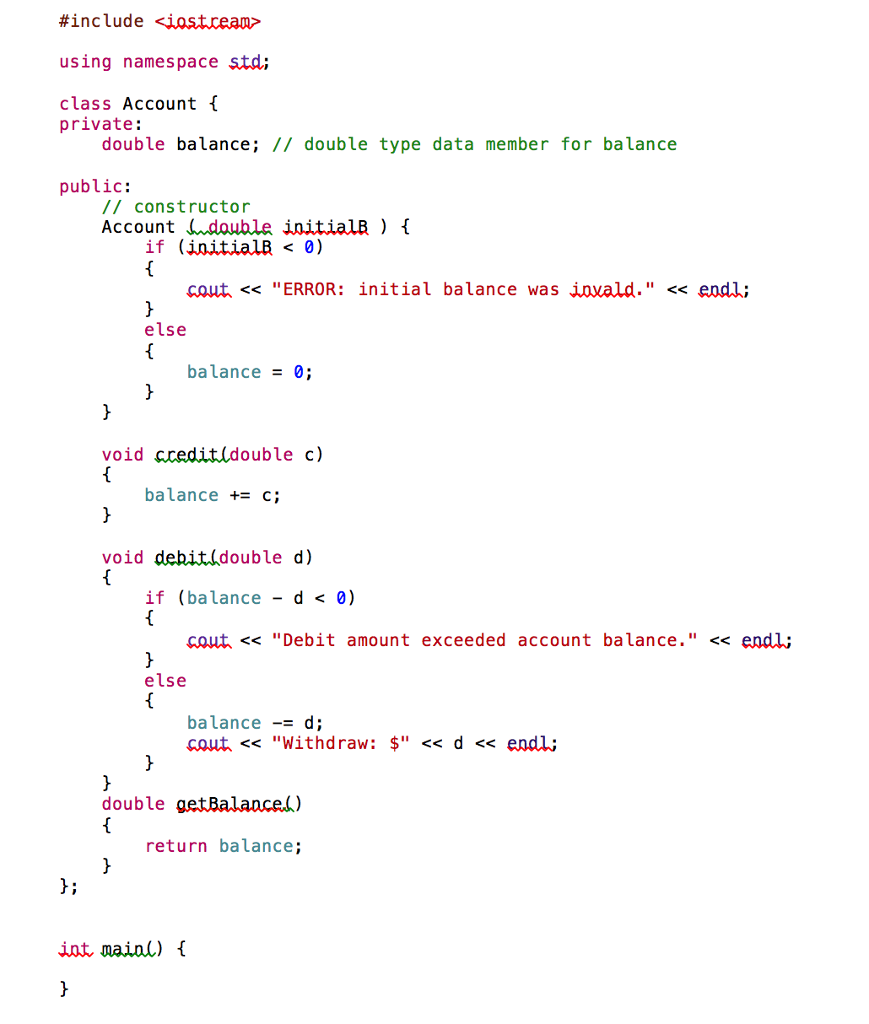 Please help me with my code. C++ Object and Classes I specifically