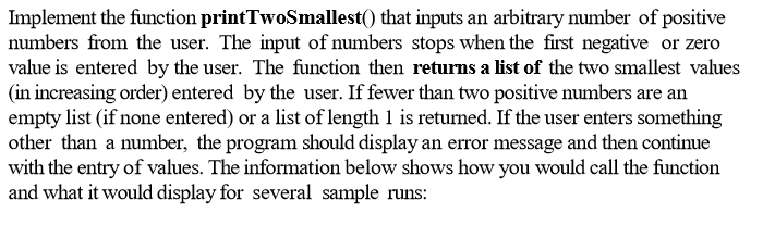 Need help with Intro to Computer Science (Python) problem Implement the function