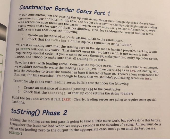  Problem is asking for me to assign the leading zero to