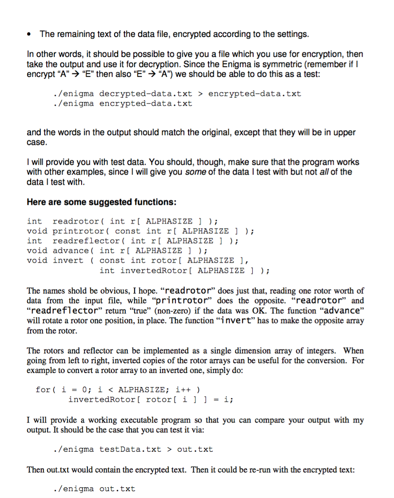 and one reflector. There's no plugboard or any of the other features