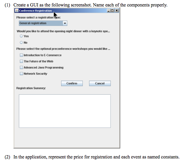 Eclipse and the GUI is from Java Swing. The private classes are