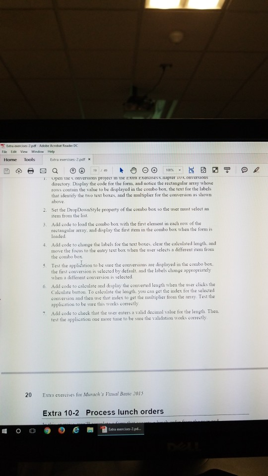 2pdf File Edt View Window Help Adobe Acrobat Reader DC Home Tools