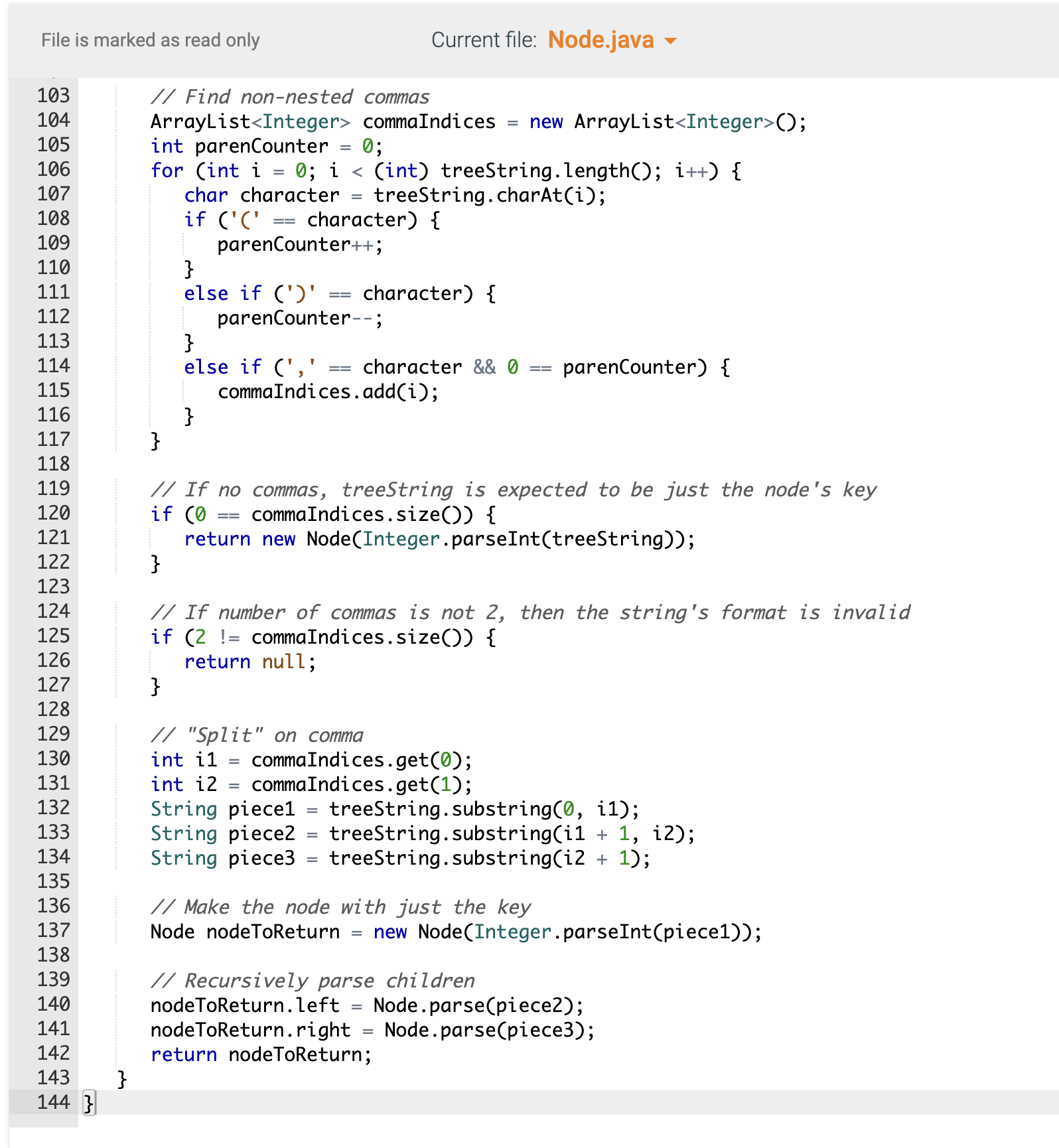 right child reference. Step 2: Implement the BSTChecker.checkBSTValidity() method Implement the checkBSTValidity()