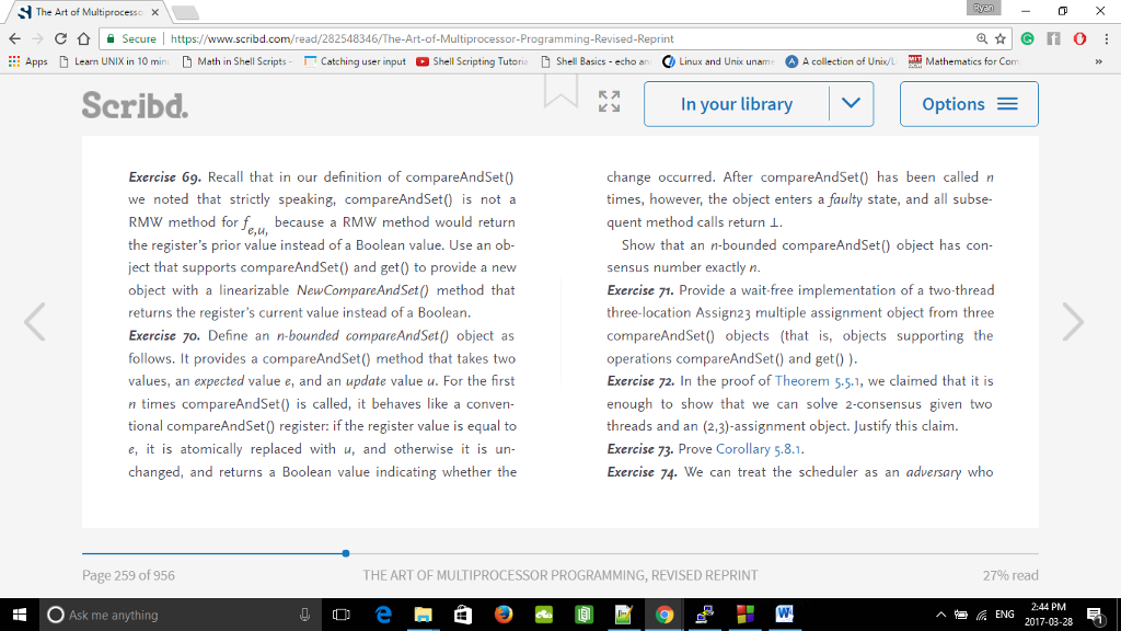  ^Exercise #74. There should already be a solution to that. I