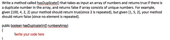  Is my code error-free and solve the problem? Write a method