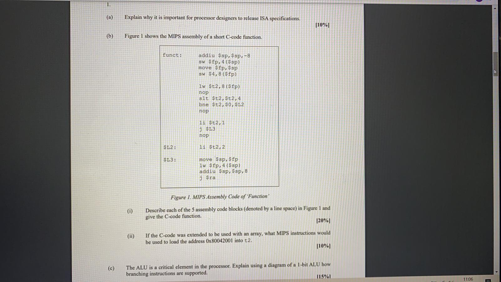 needed only C part please in 1 hour 1. (a) Explain why