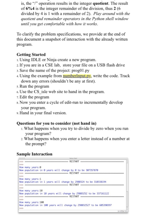 the first programs that you construct in this class consists of a