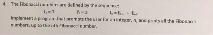  I need a program in java jgrasp please The Fibonacci numbers