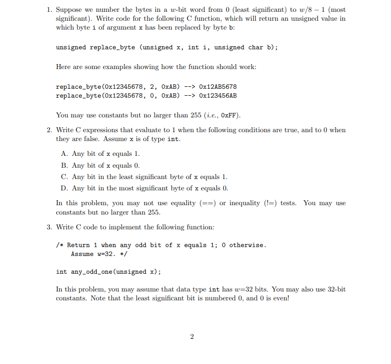 Programming in C, Assembly Language, Computer Systems. Hello Chegg Experts, I am