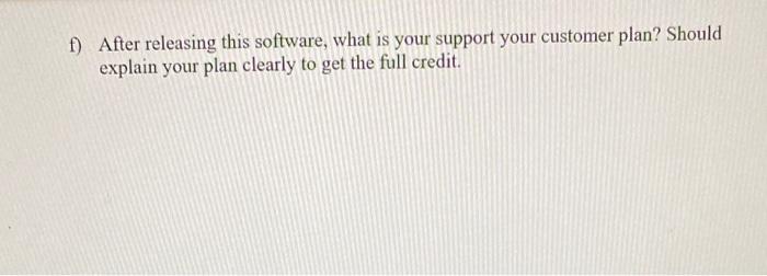 ACME software. Your new project is to design and implement a mobile