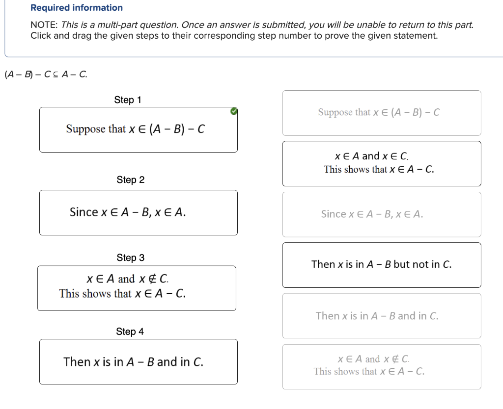I need this now Required information NOTE: This is a multi-part question.