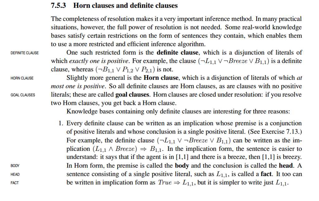 which accepts a filename from the user, reads Horn clauses from that
