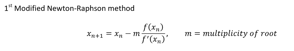 My function is: f(x) = (x + 5.371)^2*(x-100) My initial guess is