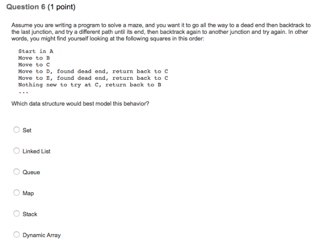 python 3 Question 6 (1 point) Assume you are writing a program