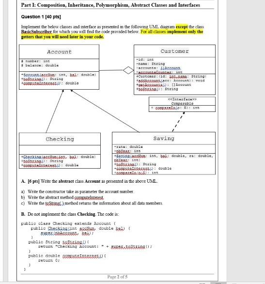  oop java language Part 1: Composition, Inheritance, Polymorphism, Abstract Classes and
