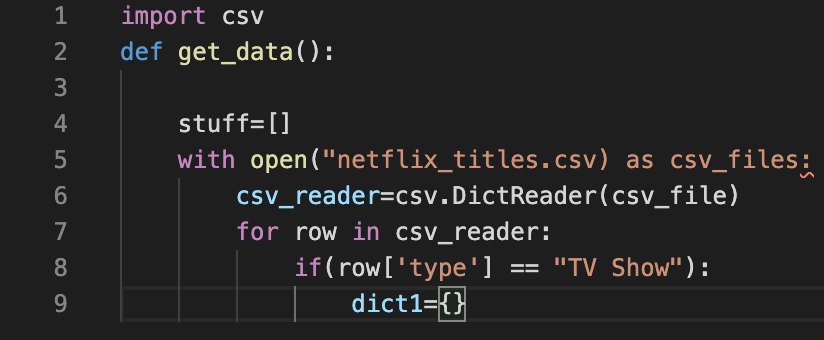to work with a JSON file I have my base code started
