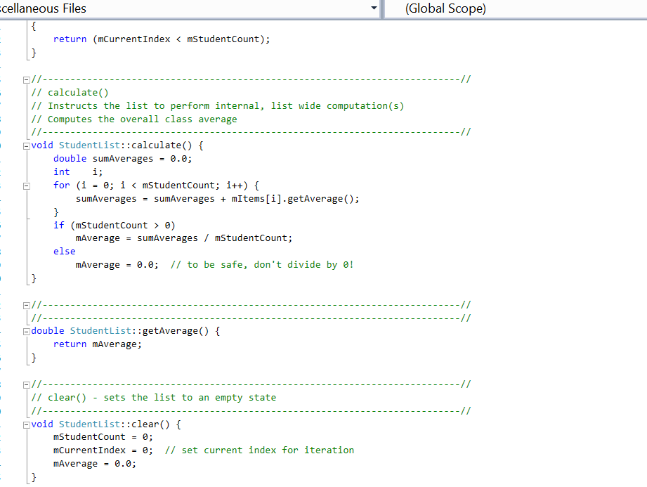 If the matching student is found in the list, print out only